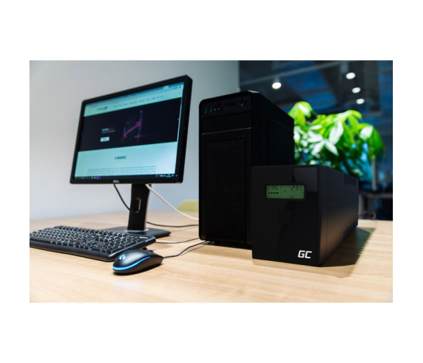 Green Cell UPS (2000VA/1200W,  4x Schuko, AVR, LCD) - 546066 - zdjęcie 6